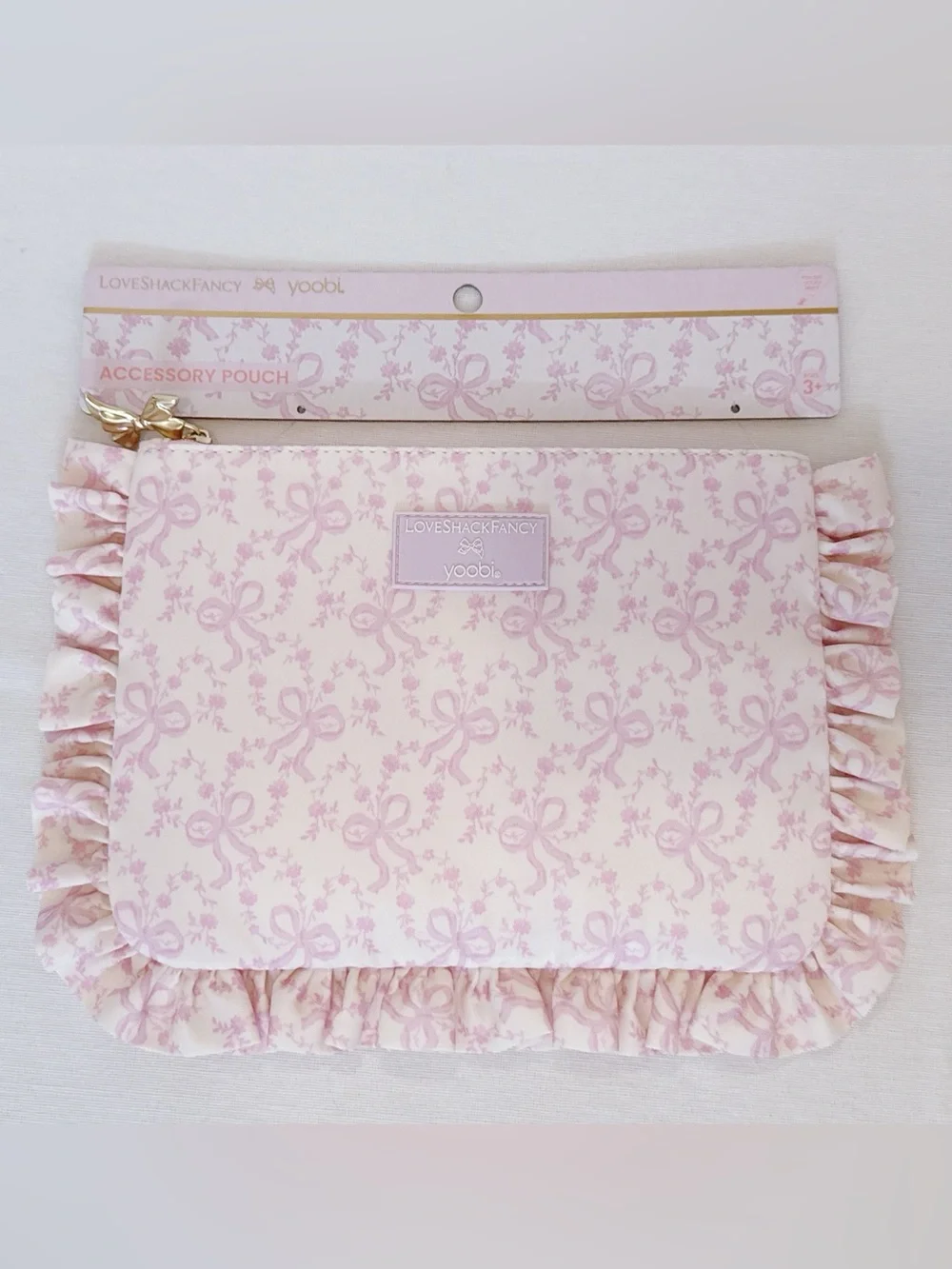 LoveShackFancy x Target Yoobi Ruffle Pencil Pouches Set of 4